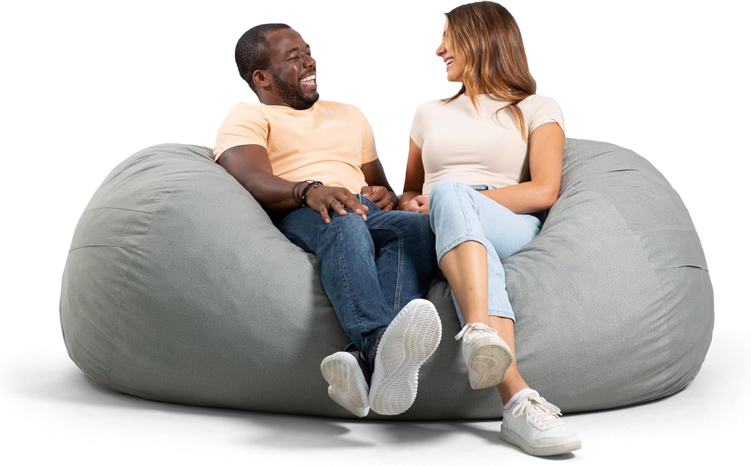 Big Joe Fuf Media Lounger - Cozy 6 Feet Bean Bag Chair