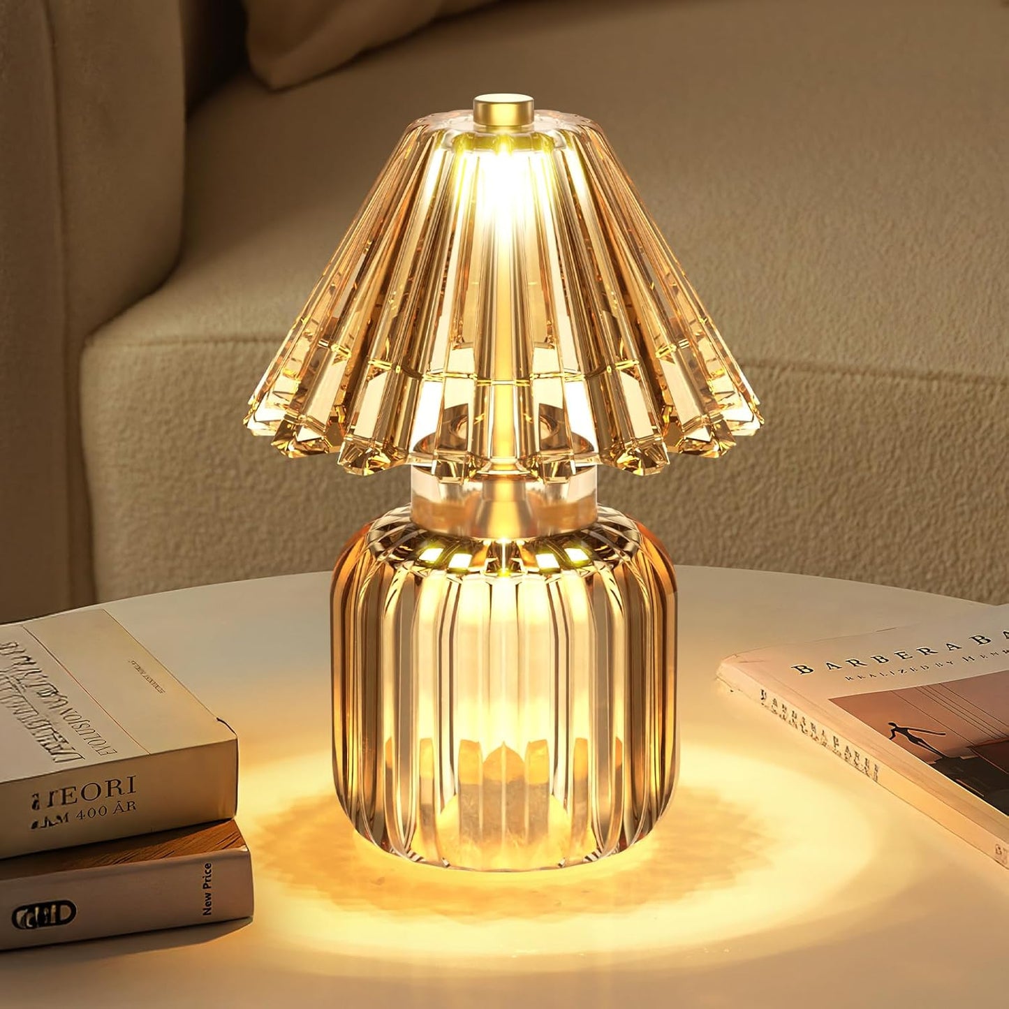 Small Battery Operated Lamp with Timer for Home Decor Needs