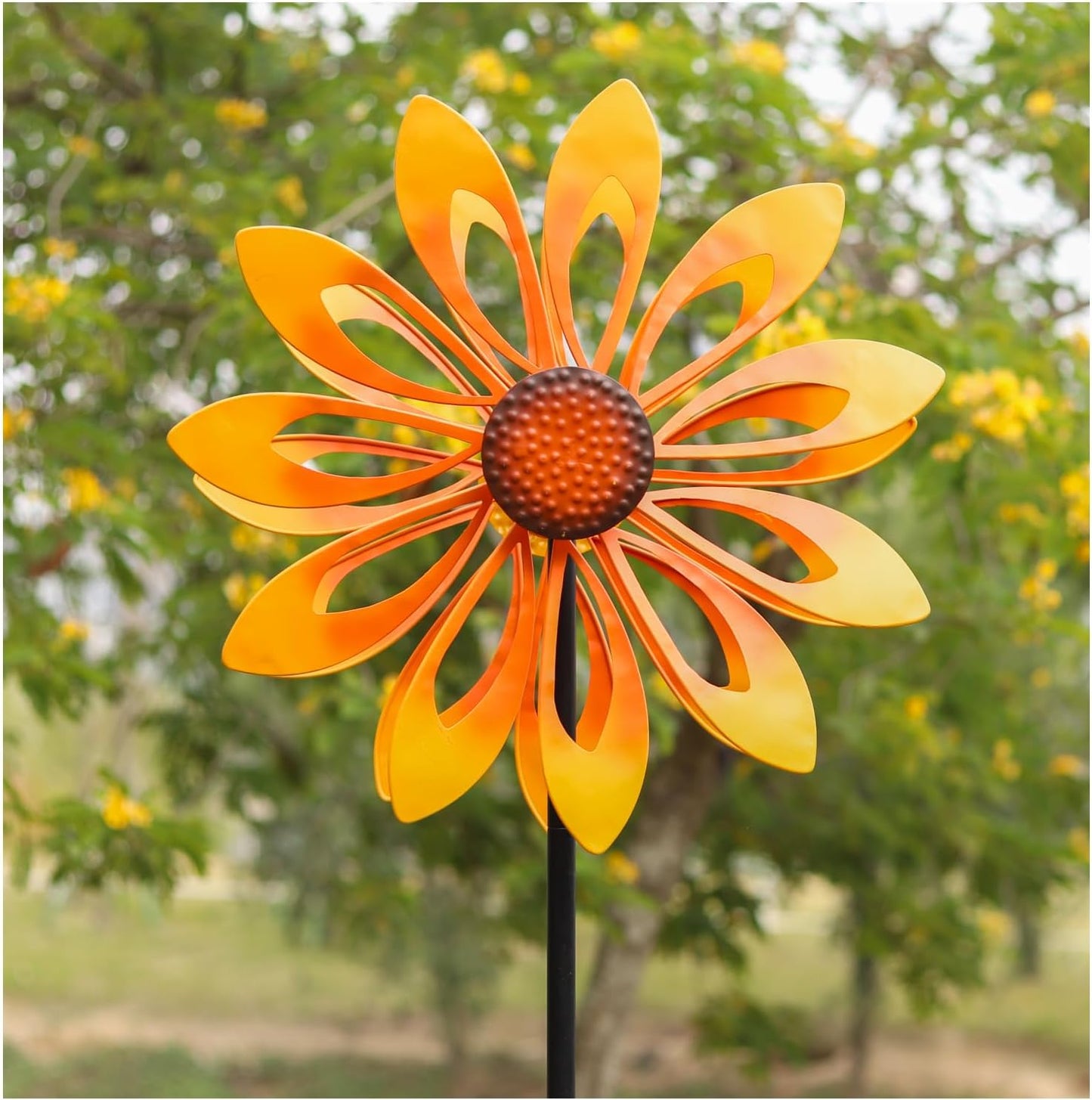 Sunflower Garden Wind Spinners for Outdoor Decor and Gifts
