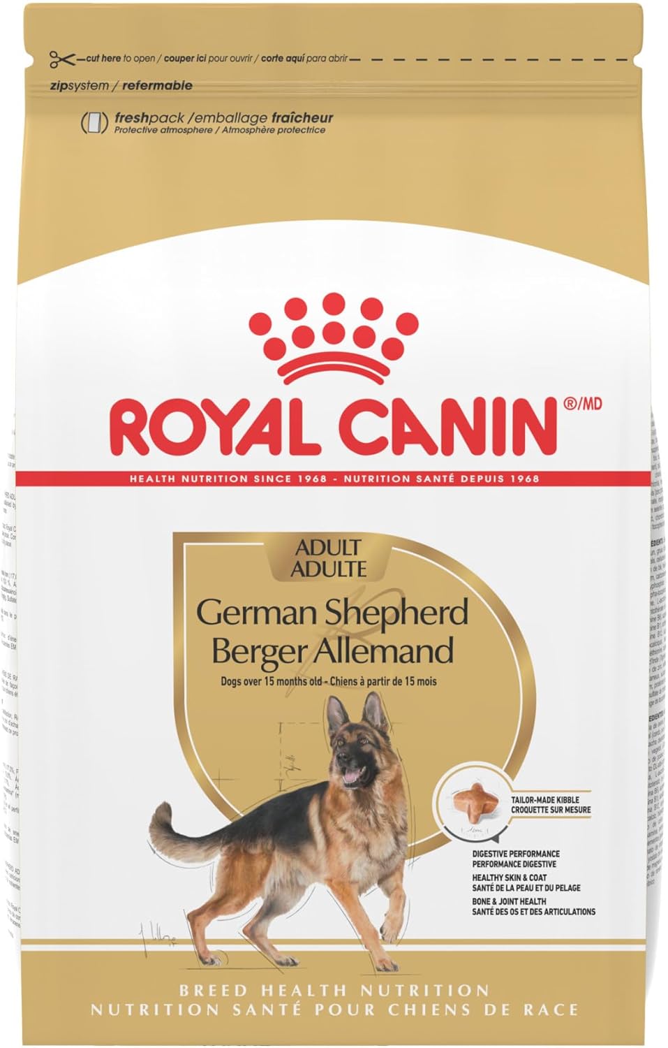 Royal Canin German Shepherd Adult Dry Dog Food for Optimal Health