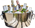BREKX Double-Walled Insulated Steel Ice Bucket with 4 Flutes - Party