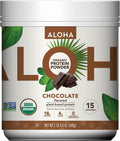 ALOHA Organic Plant Based Protein Powder, Chocolate - Stevia Free