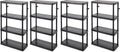 Medium-Duty 4-Shelf Storage Unit 32 x 14 x 54.5 in - Versatile