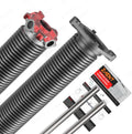 Garage Door Torsion Springs 1.75 Pair with Winding Bars - Durable