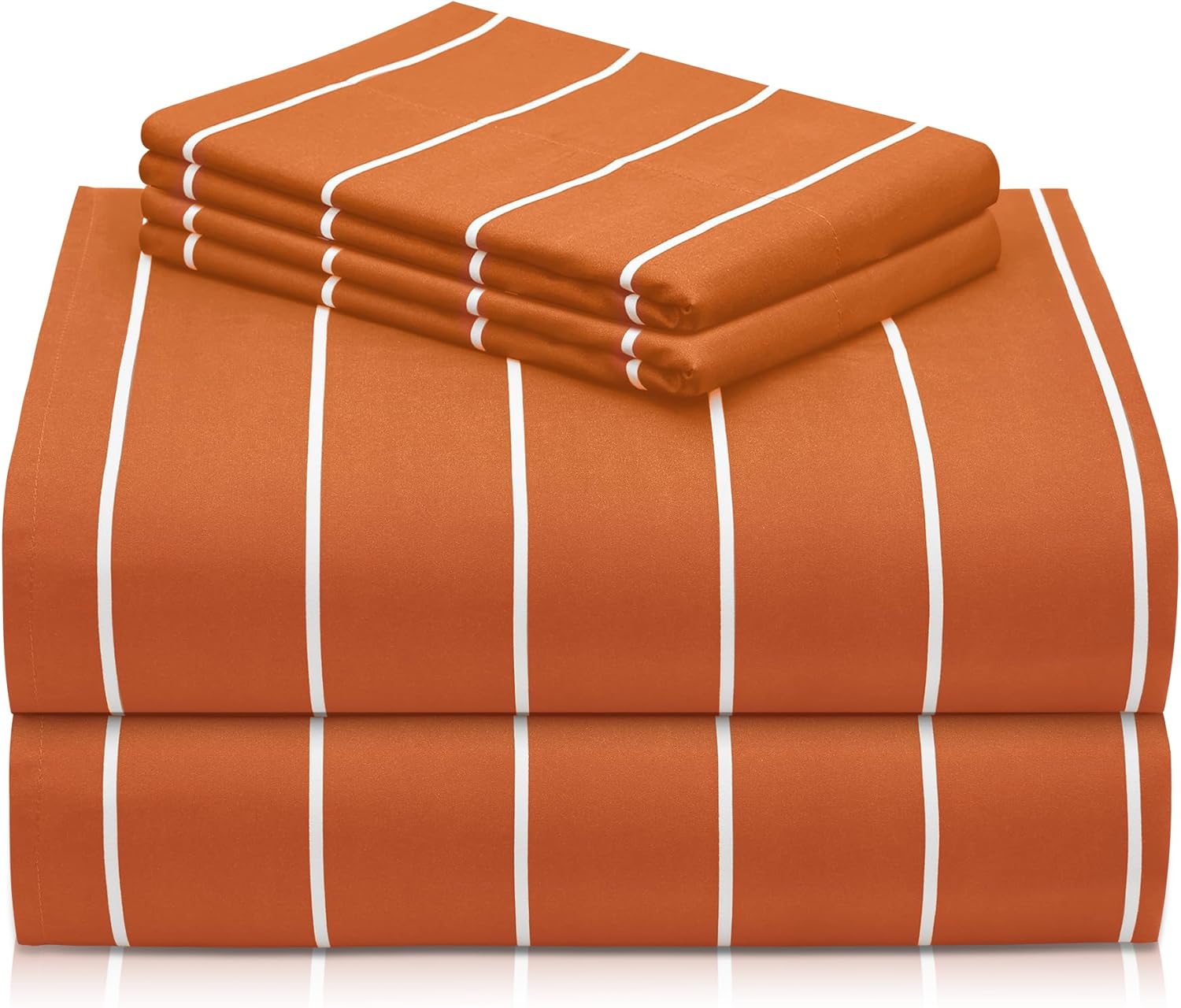 LuxClub 4 PC Sheet Set for California King - Silky Soft Bedding