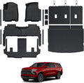 Floor Mats Set for 2021-2025 Chevy Suburban 7 Seats/GMC Yukon XL