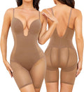 Slimers Full Body Shapewear Mid Thigh Tummy Control Bodysuit - U