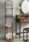 Large Capacity Jewelry Holder Organizer - Rotating Floor Tree