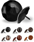 2 in Round Head Iron Clavos 50 Pack - Rustic Black Decorative Nails