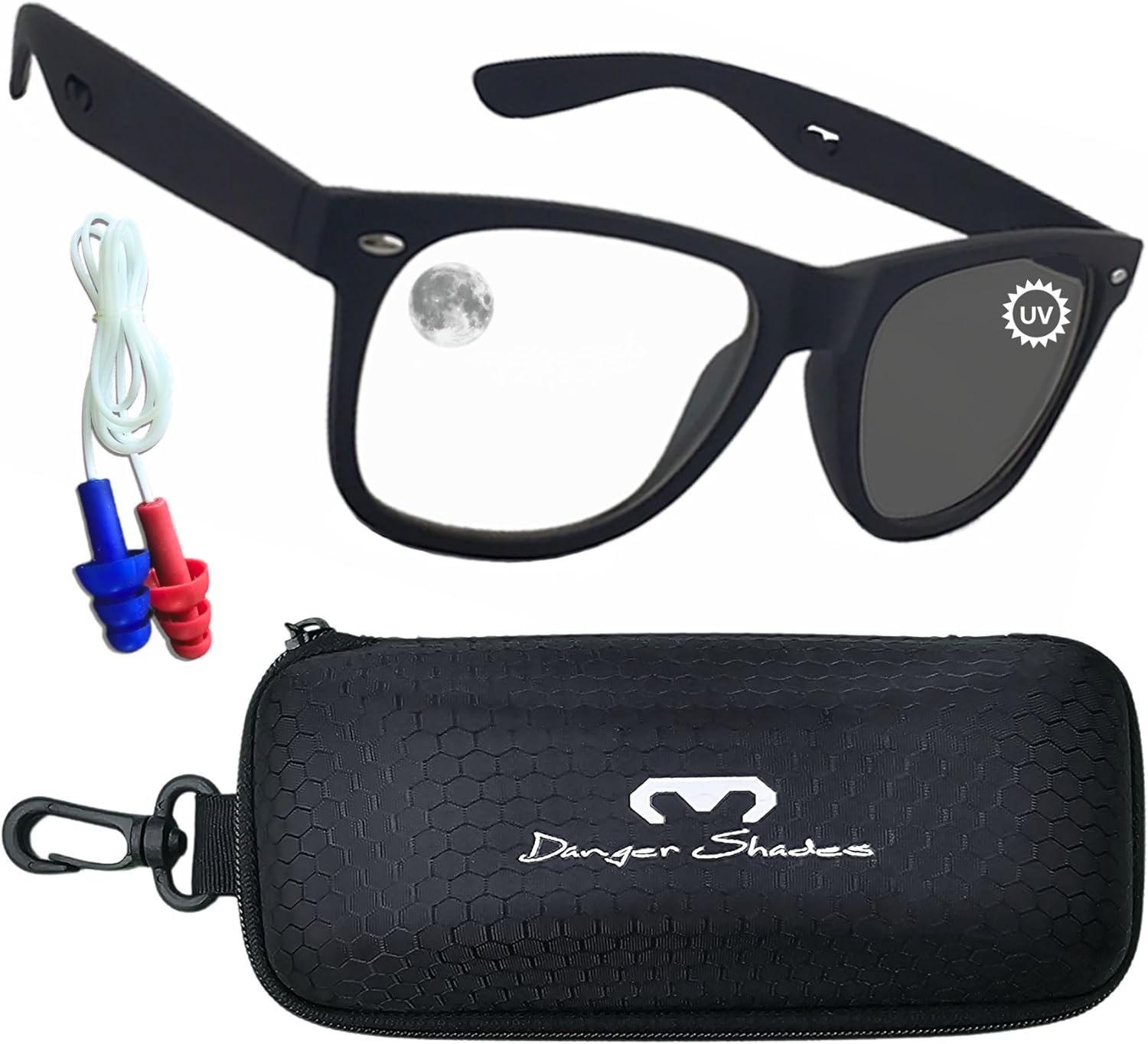 EJ The Main Street Clear-to-Grey Auto-Tint Motorcycle Glasses