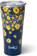 32oz Insulated Tumbler Travel Coffee Mug - Cup Holder Friendly Swig