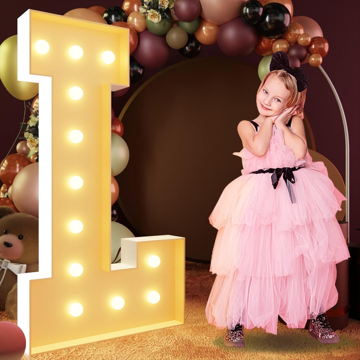Large Light Up Marquee Letters for Birthday Party Decor