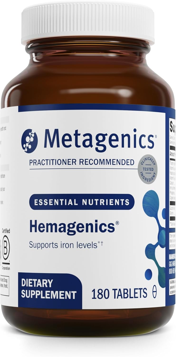Metagenics Hemagenics Iron Supplement for Energy & Immune Health