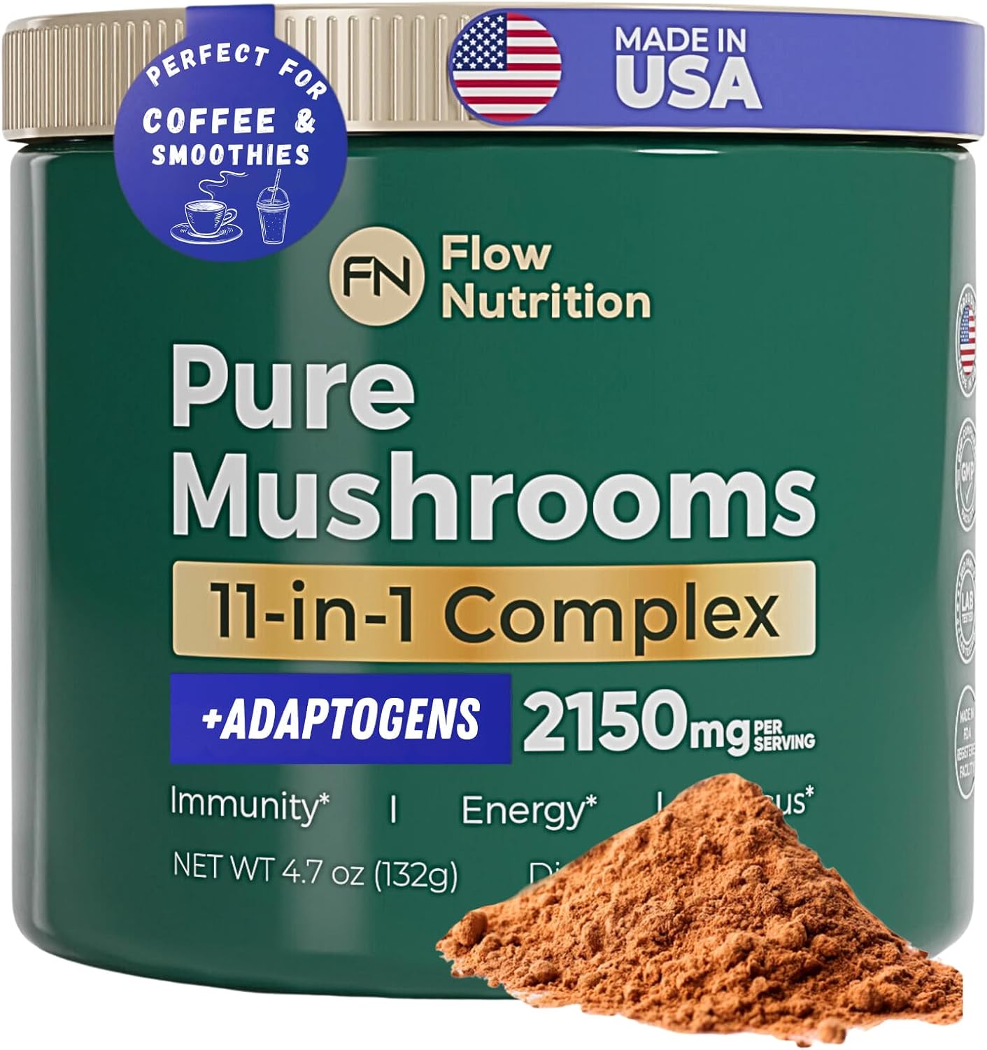Organic Mushroom Powder - Fuel Focus & Energy