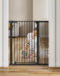 COMOMY 42 in Extra Tall Baby Gate for Stairs and Doorways - Safe Auto