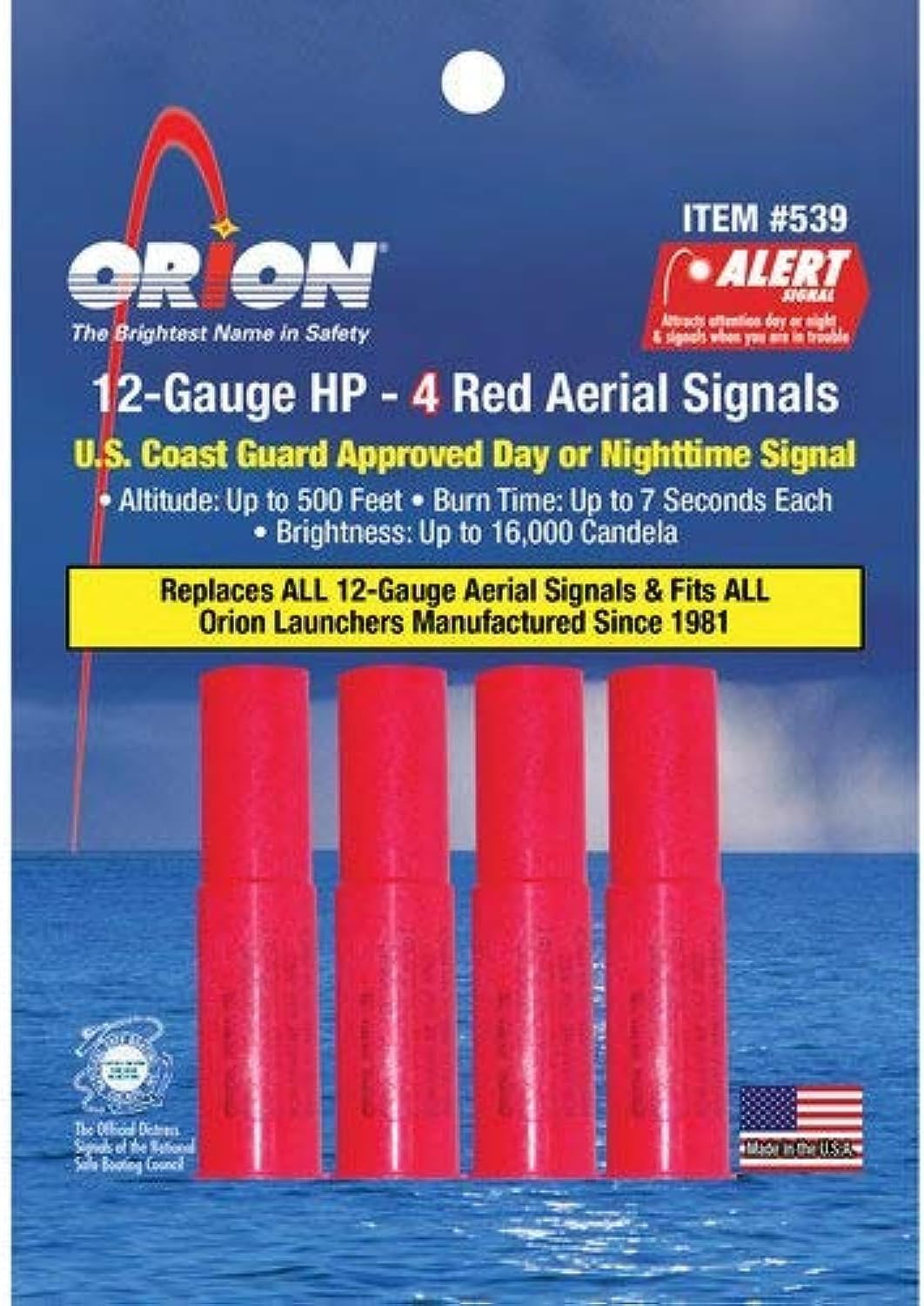 Orion Safety Aerial Flare Refill Pack for Emergency Signaling
