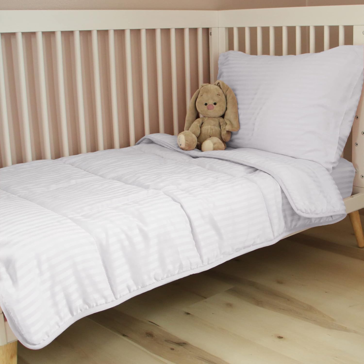 ZPECC Toddler Bedding Set - Hypoallergenic Baby Crib Set