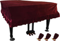 Grand Piano Cover 65 x 59 x 20 in - Velvet Dustproof Protective Cover