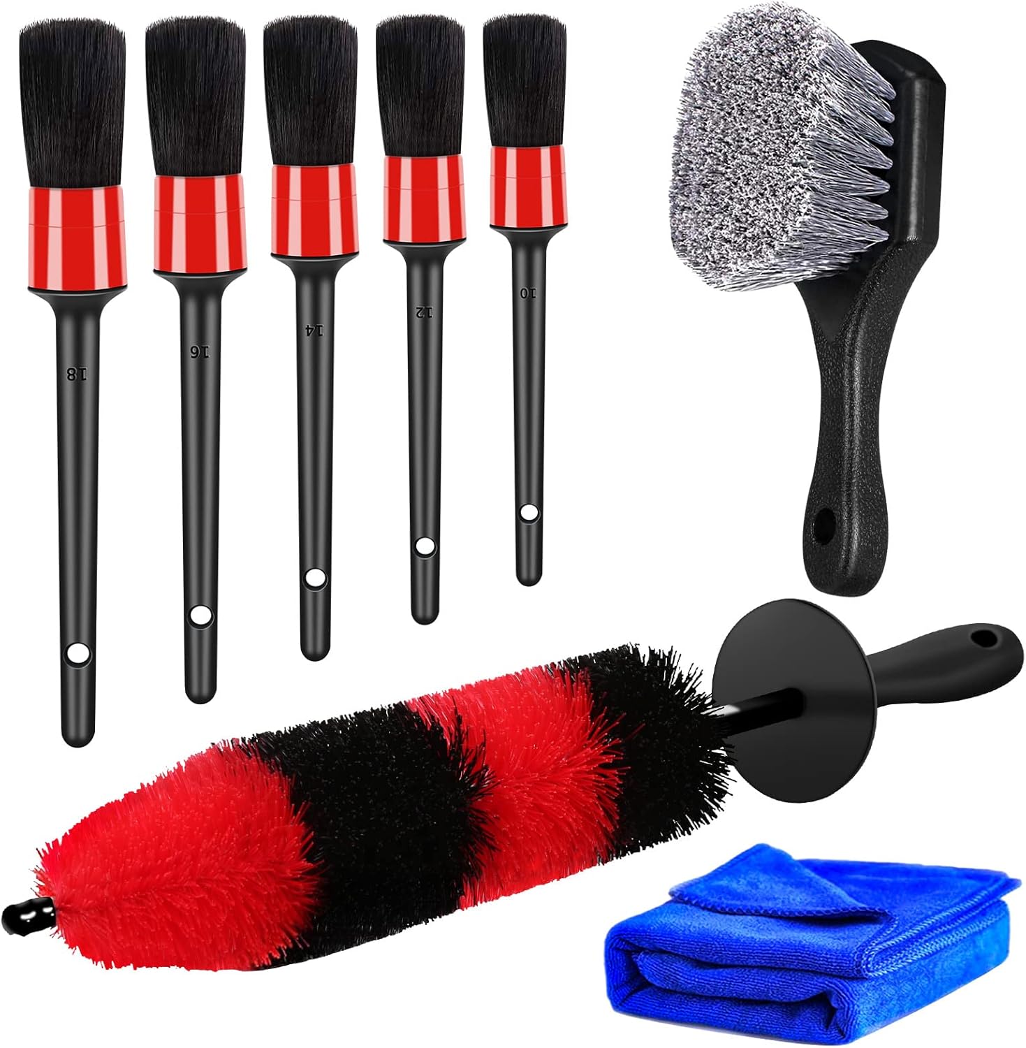 Ultimate Car Wheel Brush Set - Dirt-Free Shine!