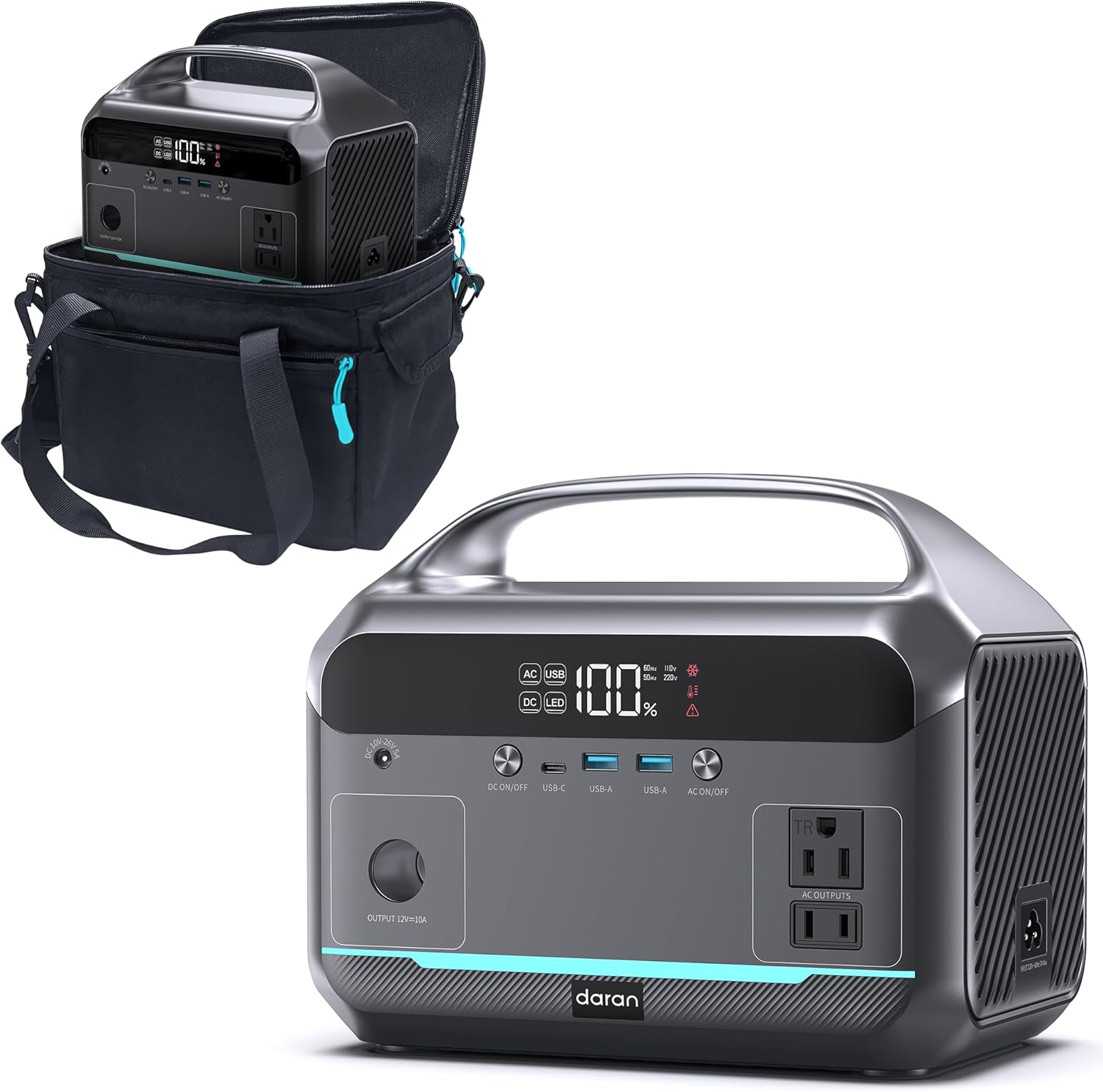 Portable Power Station 288Wh for Camping and Emergency Use