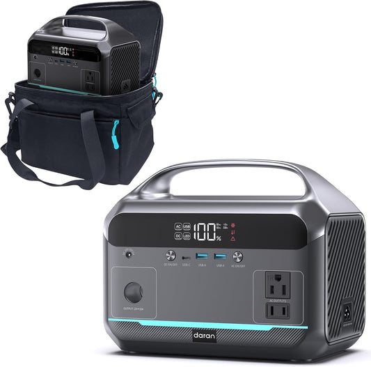 Portable Power Station 288Wh for Camping and Emergency Use