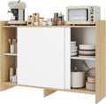 HIFIT Farmhouse Buffet Cabinet with Sliding Doors