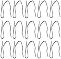 Rustproof Stainless Steel Curtain Hooks - Set of 58
