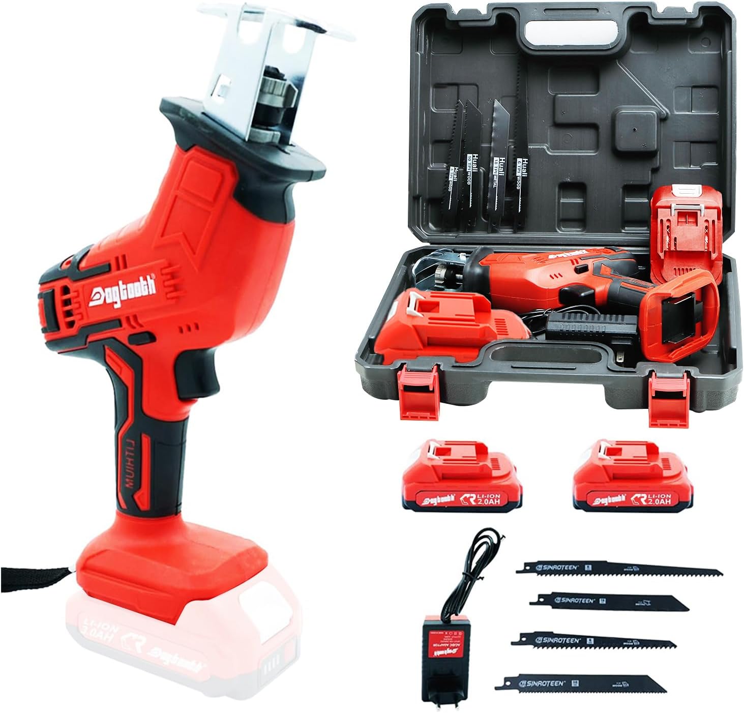 DOGTOOTH 21V Compact Cordless Saber Reciprocating Saw Set Review