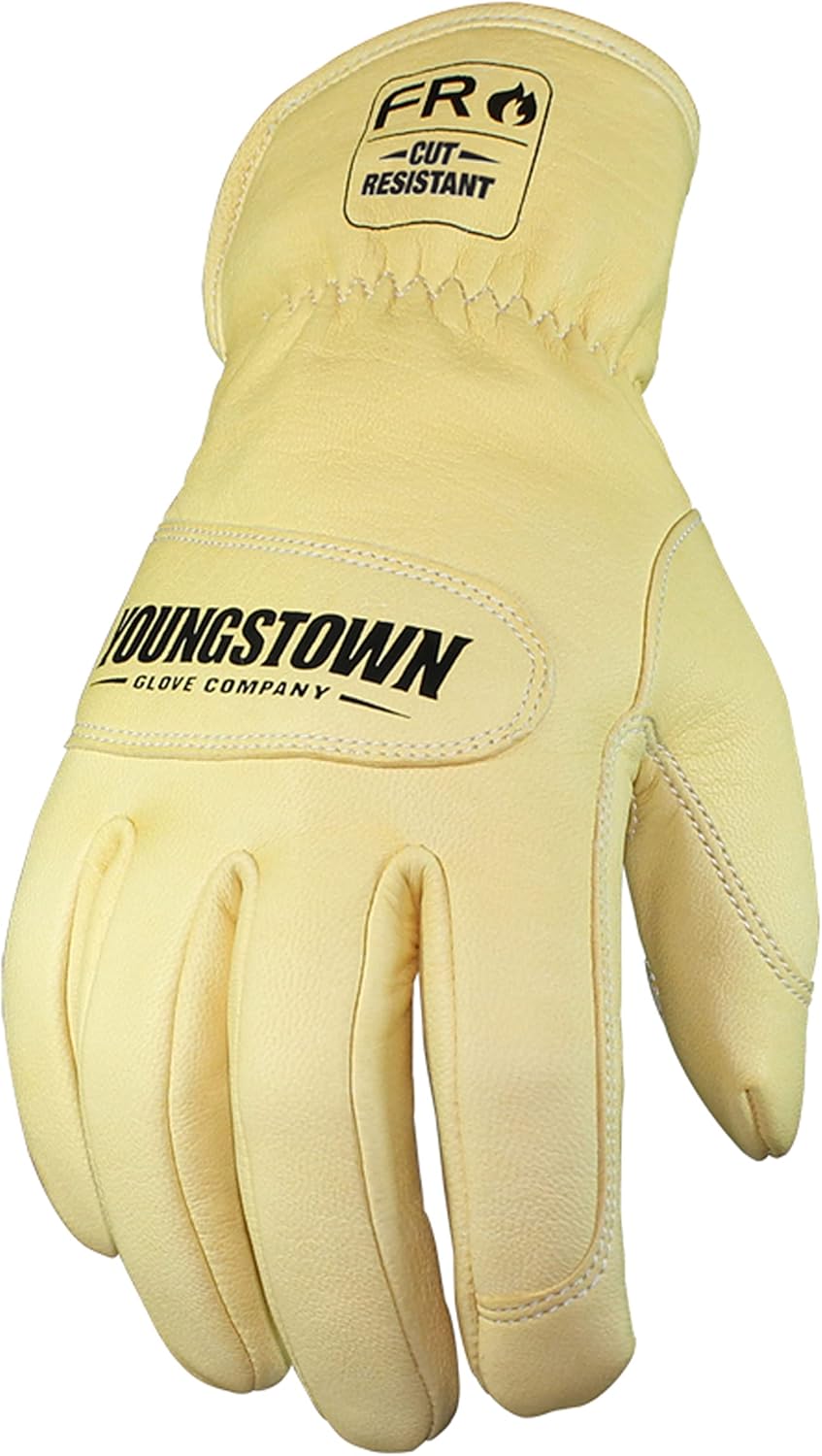Youngstown Glove Leather Ground Utility Gloves - Cut Resistant