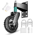 Gate Wheel 13.1 in Overall Height, 6 in Wheel - Heavy Duty Gate Caster