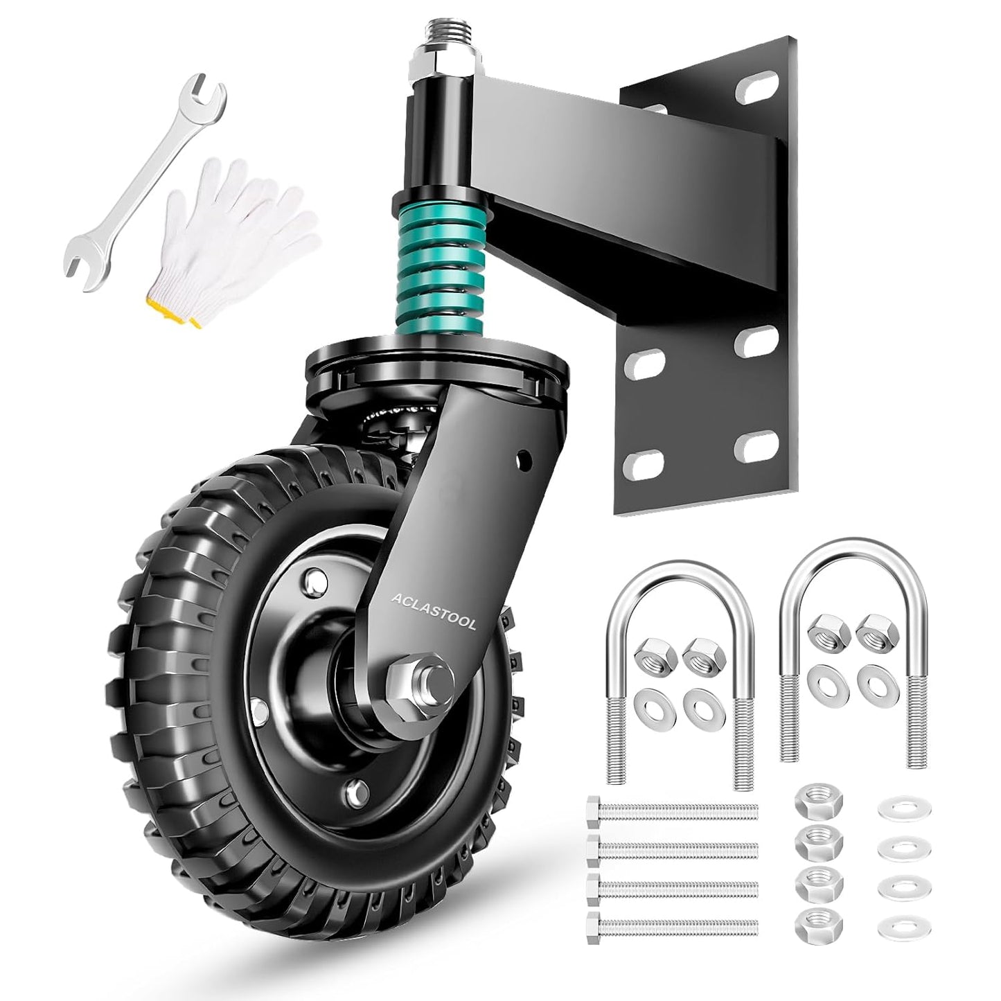 Heavy Duty Gate Wheel with 6 Inch Diameter for Easy Operation