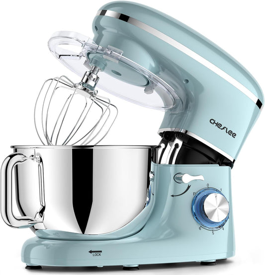 CHeflee 6+P Stand Mixer, 600W Power for Home Cooks