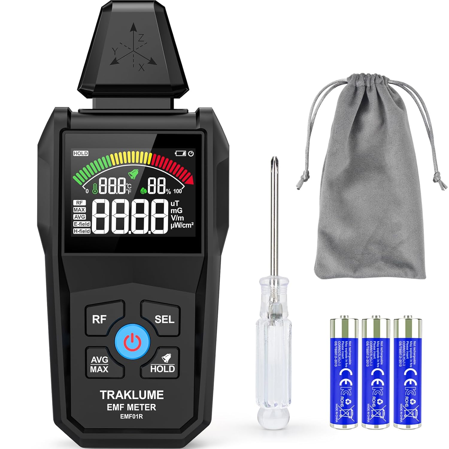 Advanced Digital EMF Detector Meter for Home and Office Use