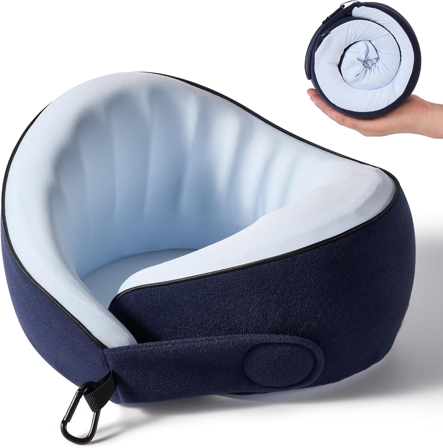 Travel Pillow for Airplanes, Cars & Offices - Ergonomic Support