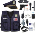 Police Officer Costume for Kids Cop Toddler Boy Costumes for Pretend