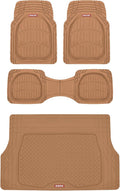 Motor Trend FlexTough 4-Piece Heavy Duty Floor Mats - Semi-Custom Fit