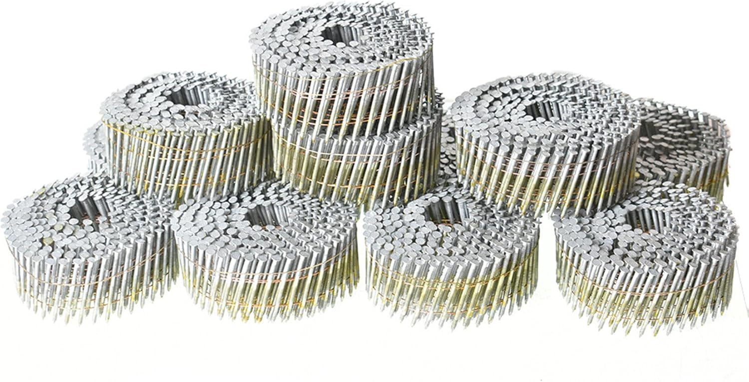 2-1/2-Inch Collated Wire Coil Siding Nails for Durable Projects