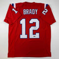 Facsimile Autographed Tom Brady New England Reprint Jersey Men's XL