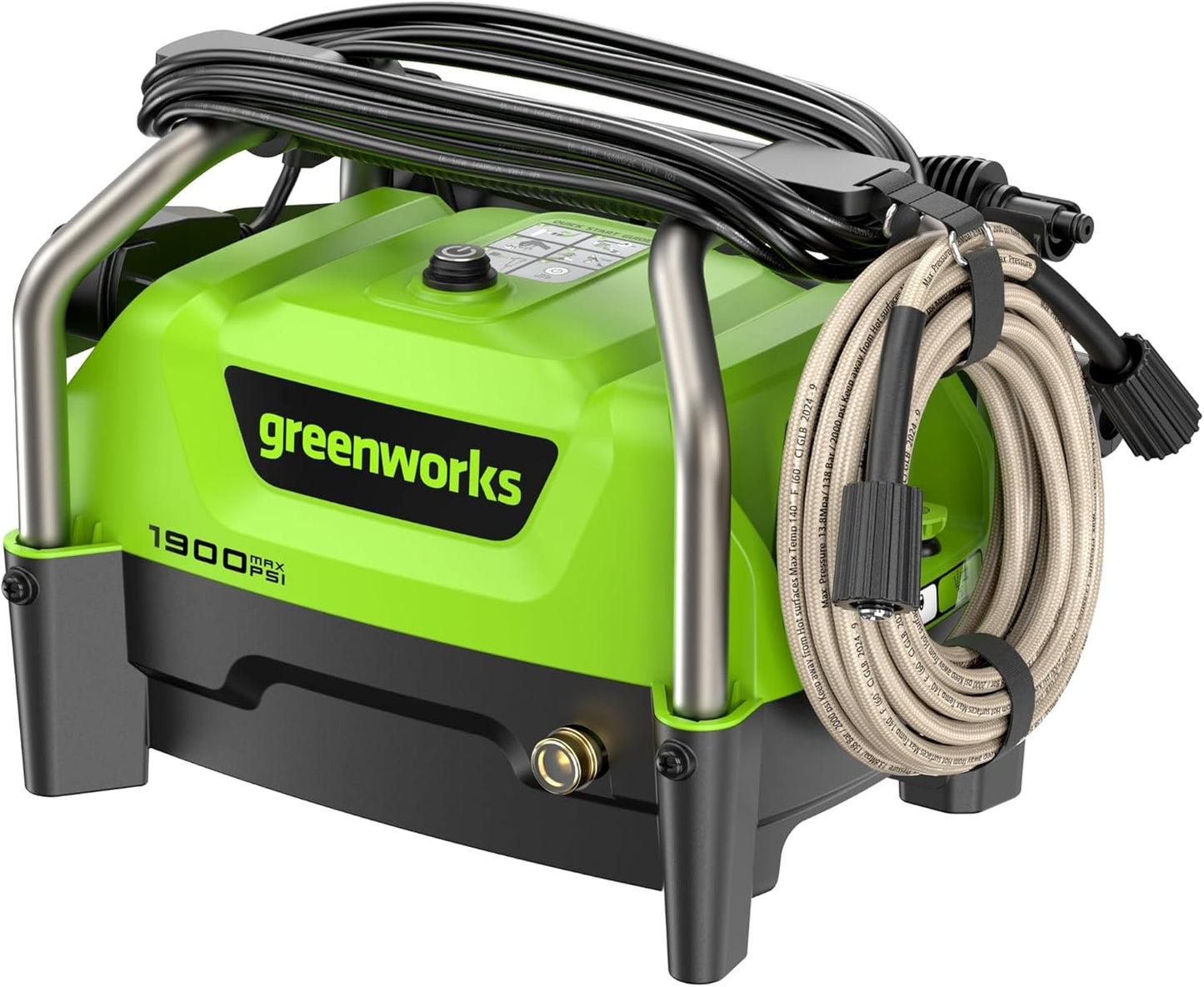 Certified Power: Greenworks 1900 PSI Electric Pressure Washer