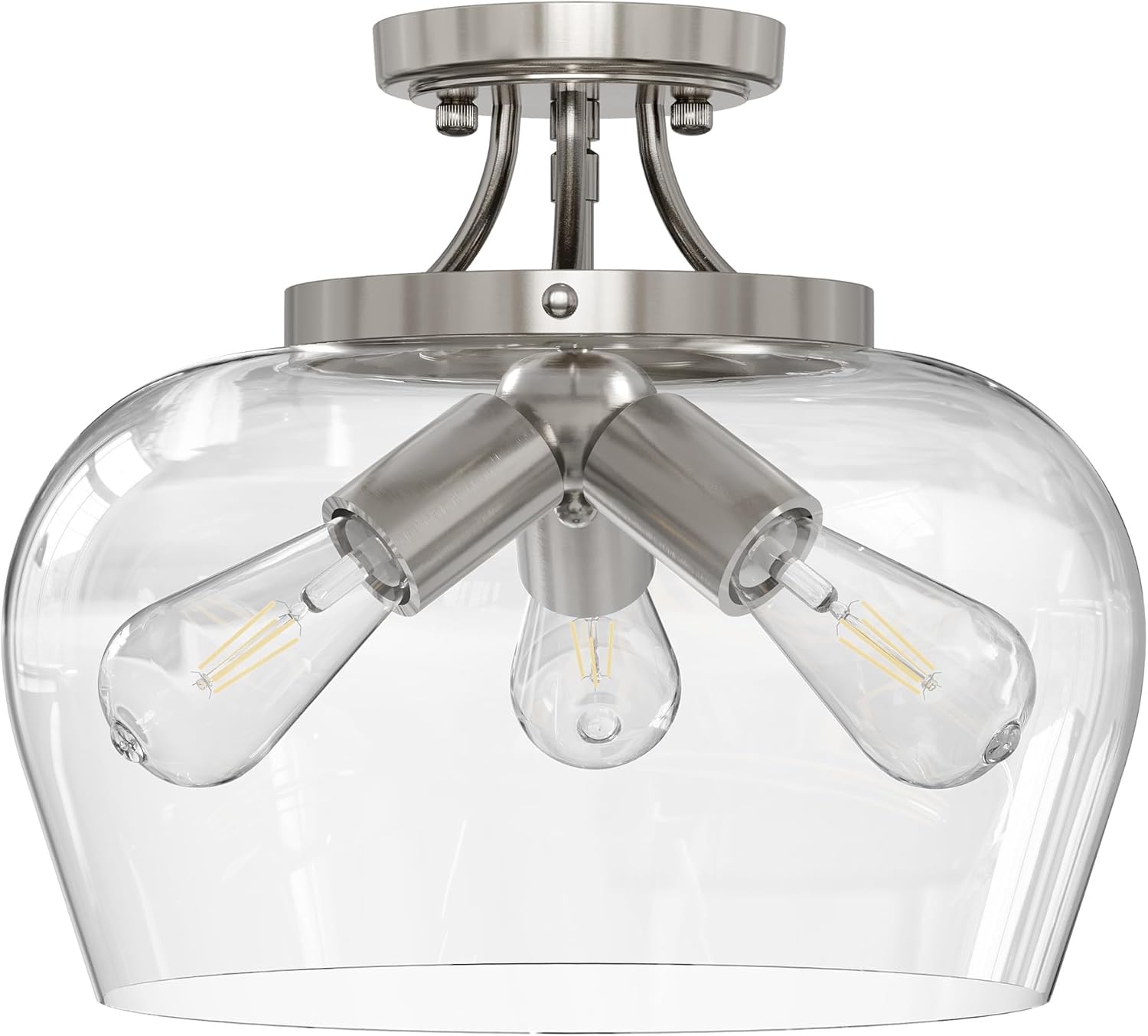 VONLUCE Semi Flush Mount Ceiling Light for Modern Spaces