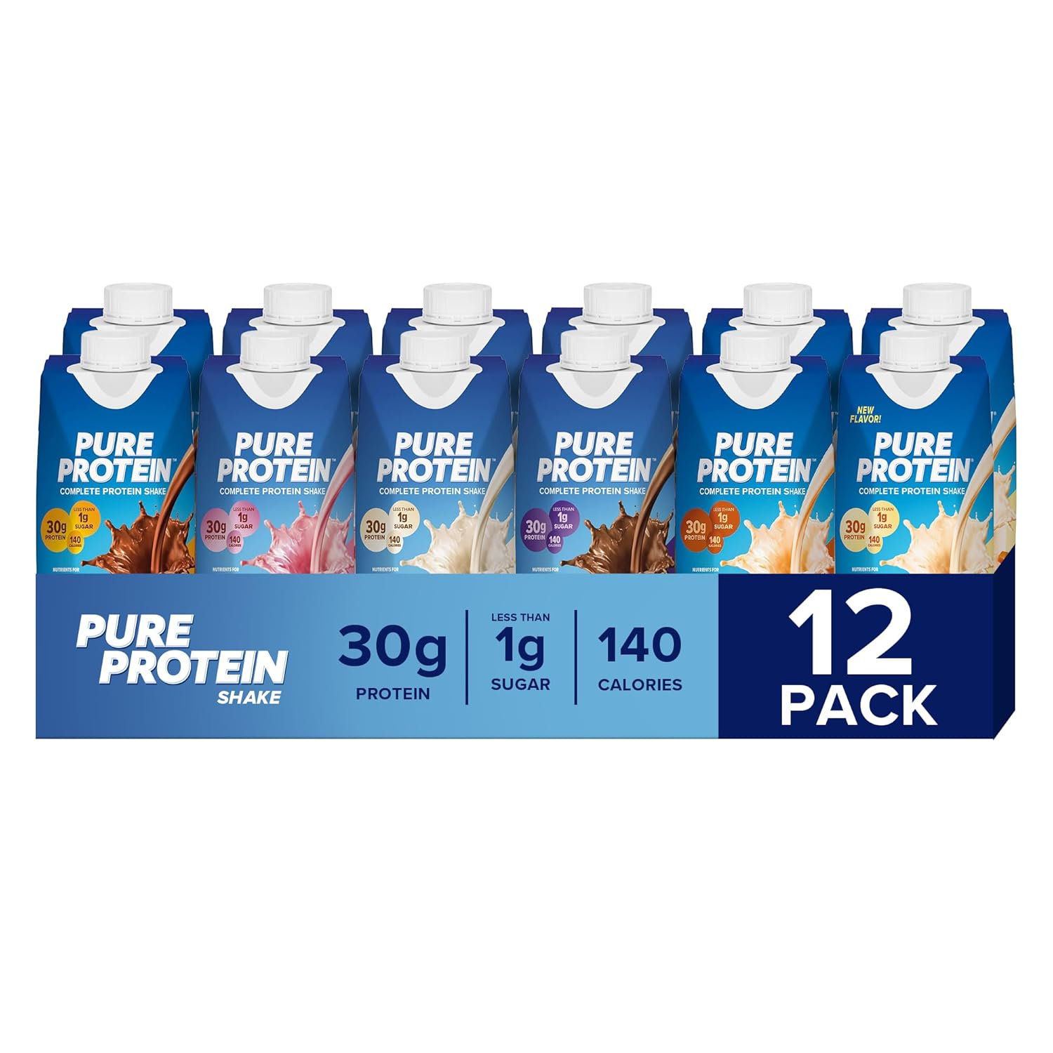 Pure Protein Shake with 30g Complete Protein, Keto-Friendly