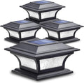 Solar Post Lights Outdoor LED Fence Cap Lights - Warm & Cool Modes