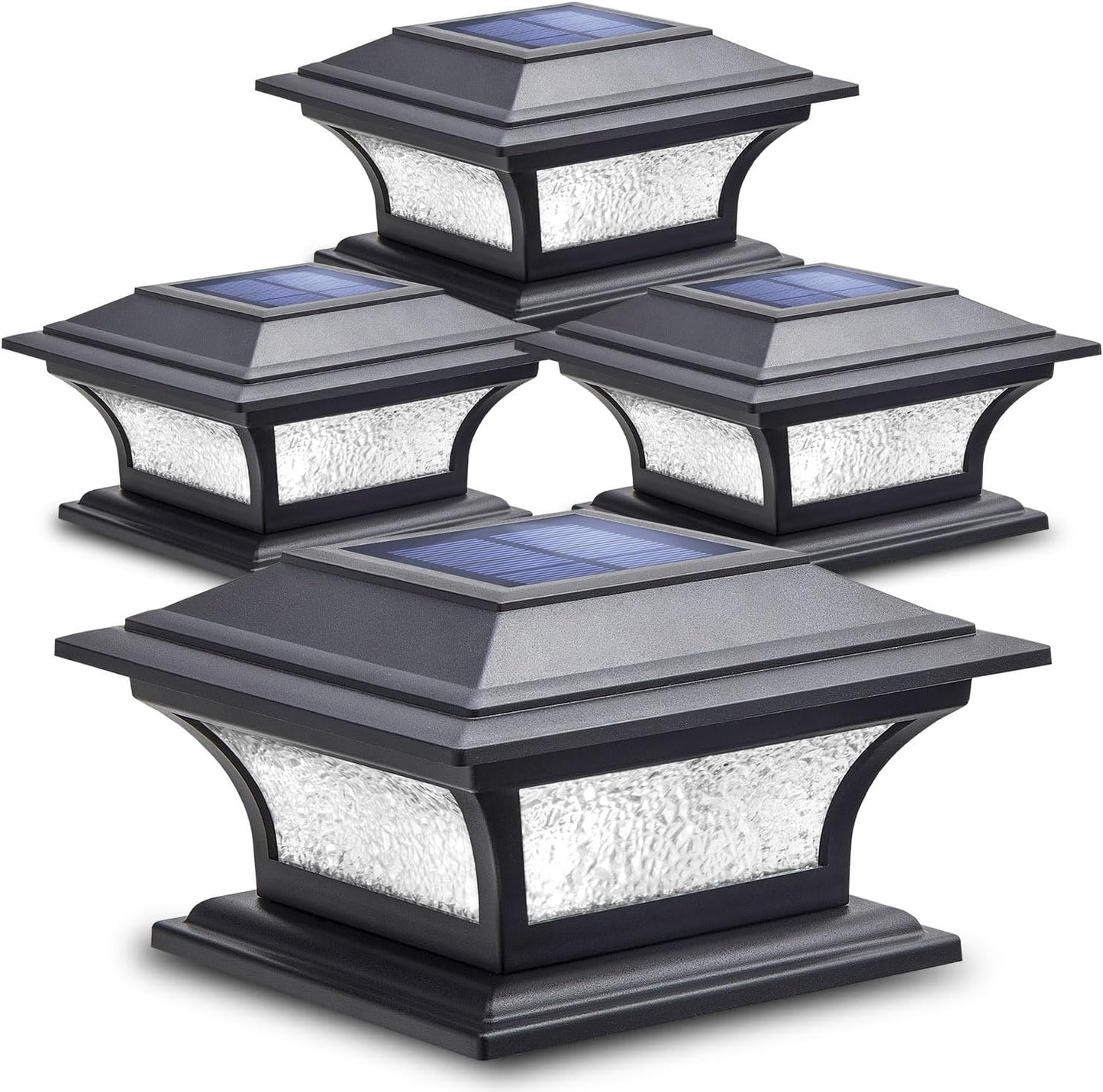 SIEDiNLAR Solar Post Lights for Outdoor Deck and Garden Use