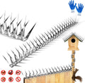 Bird Spikes 32 FT Stainless Steel Deterrent for Squirrels & More