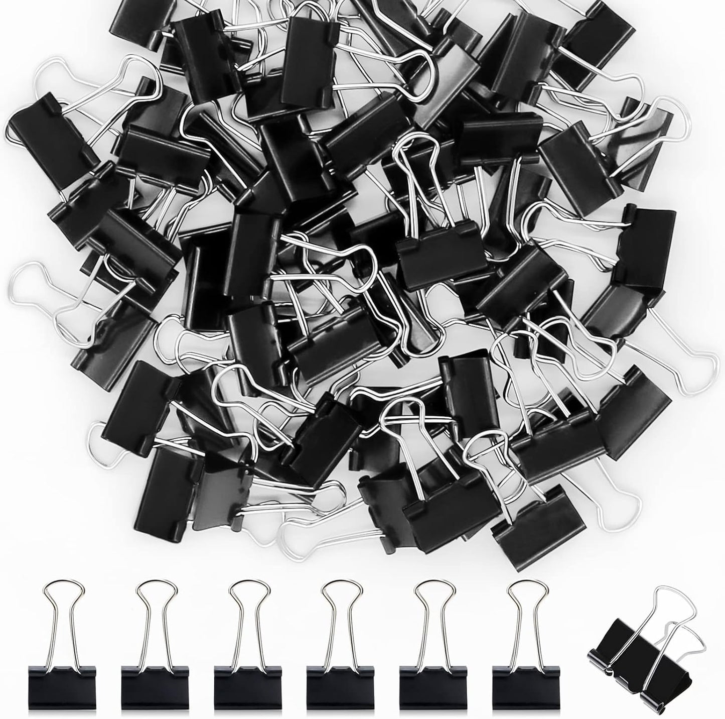 Organize Effortlessly with 120 Small Binder Clips