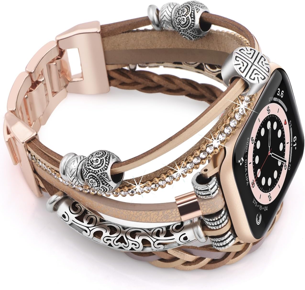 Stylish Boho Strap for Apple Watch - Khaki