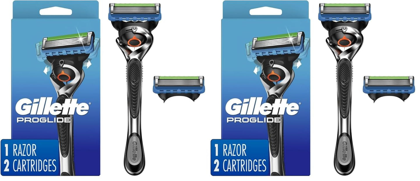Gillette ProGlide Razor for Men with 2 Blade Refills Pack