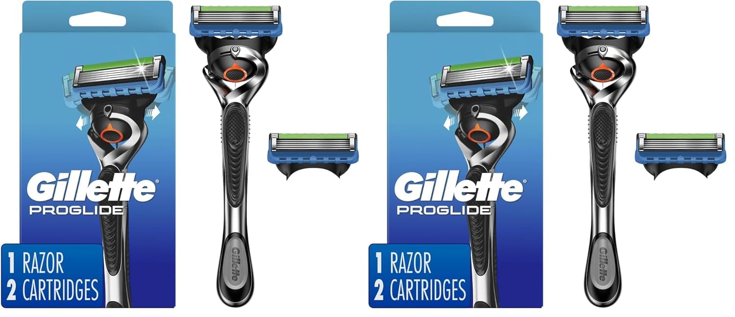 Gillette ProGlide Razor for Men with 2 Blade Refills Pack
