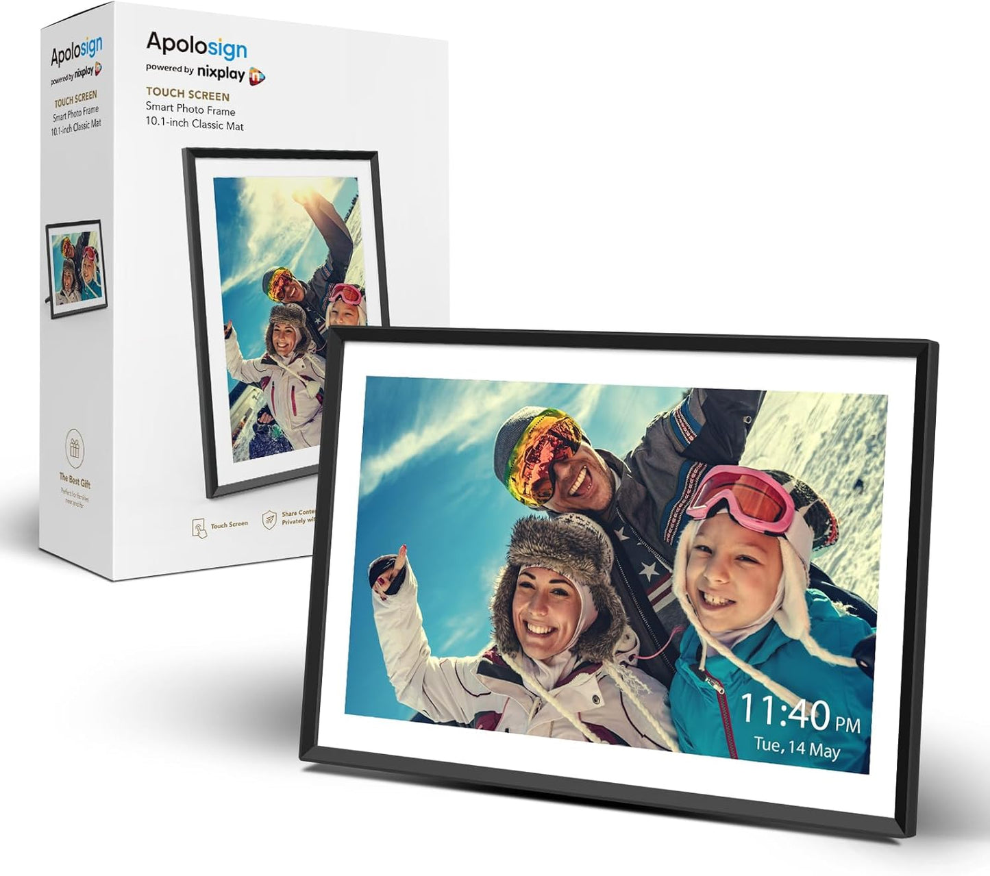Digital Picture Frame Powered by Nixplay for Easy Sharing