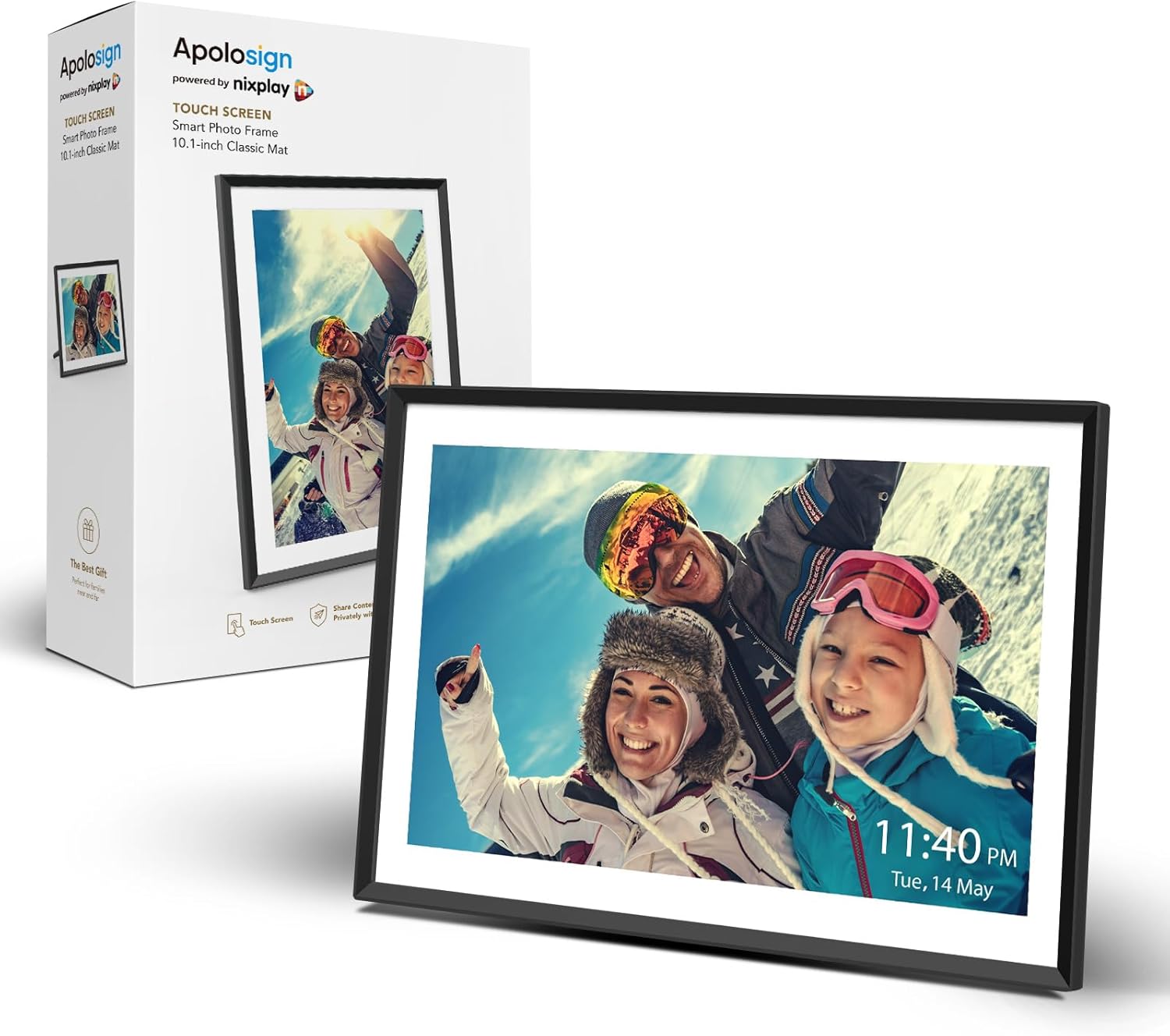 Digital Picture Frame Powered by Nixplay for Easy Sharing